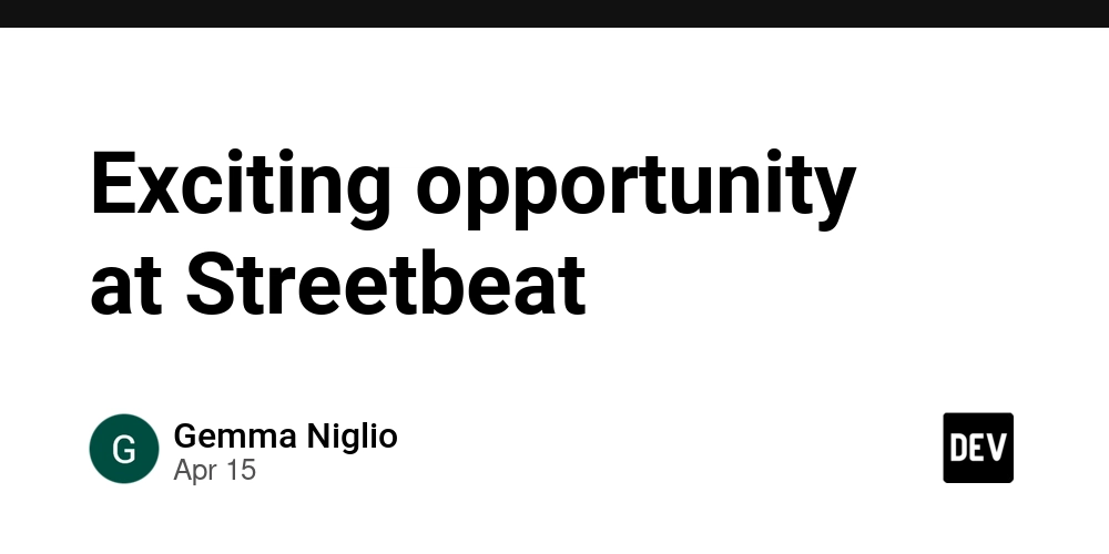 Exciting opportunity at Streetbeat