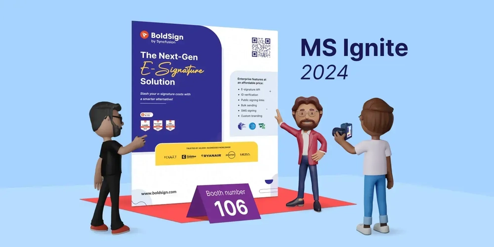 Meet BoldSign at MS Ignite 2024: Visit Us at Booth #106 for Next-Gen E-Signatures