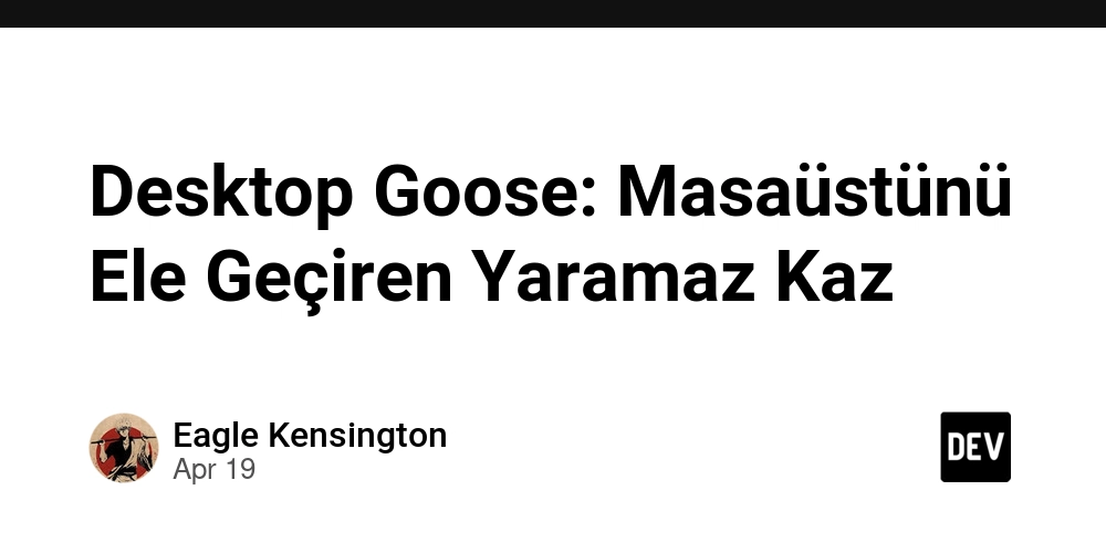Desktop Goose: Masaüstünü Ele Geçiren Yaramaz Kaz