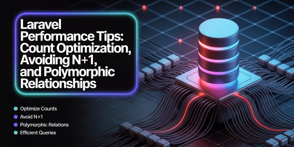 Laravel Performance Tips: Count Optimization, Avoiding N+1, and Polymorphic Relationships