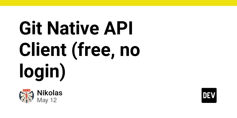 Git Native API Client (free, no login)
