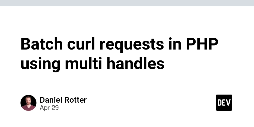 Batch curl requests in PHP using multi handles