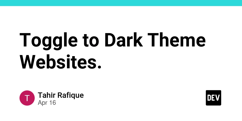 Toggle to Dark Theme Websites.