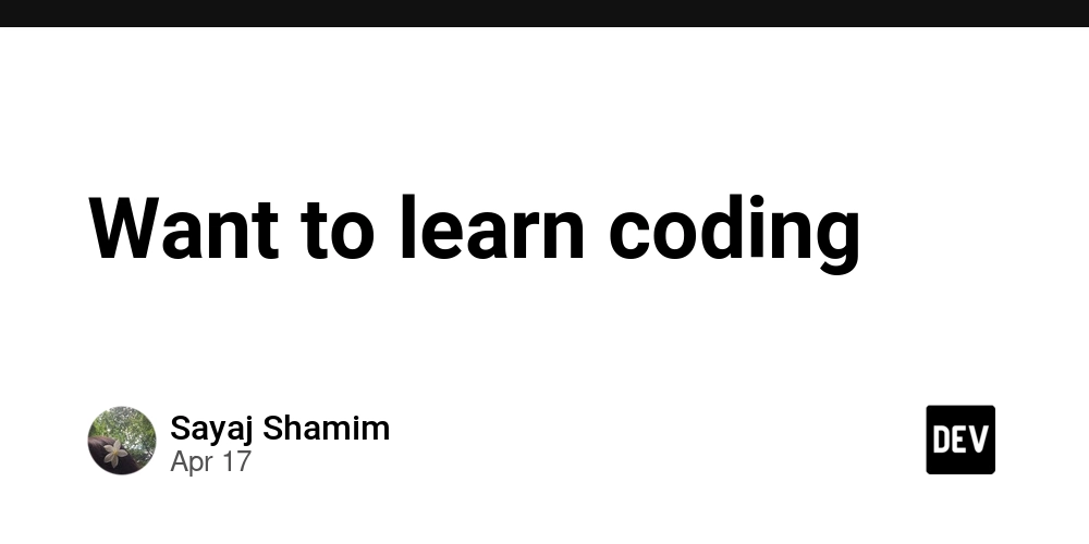 Want to learn coding