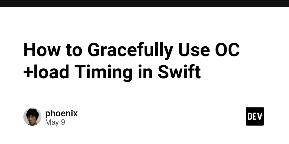 How to Gracefully Use OC +load Timing in Swift