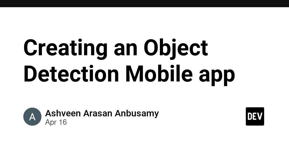 Creating an Object Detection Mobile app