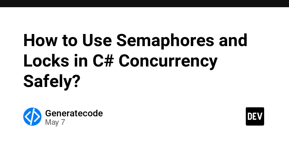 How to Use Semaphores and Locks in C# Concurrency Safely?