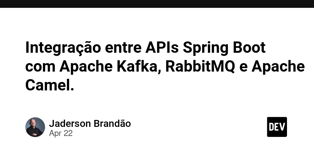 Integração entre APIs Spring Boot com Apache Kafka, RabbitMQ e Apache Camel.