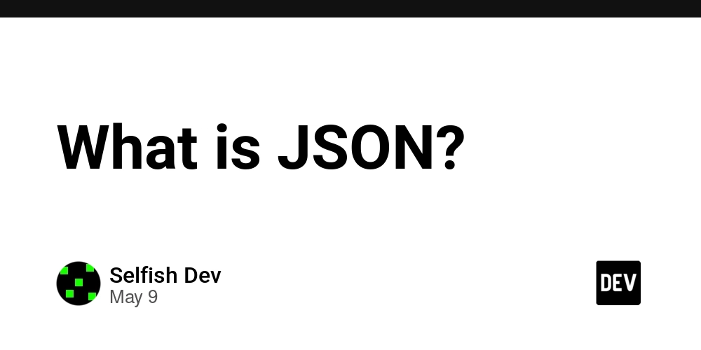 What is JSON?