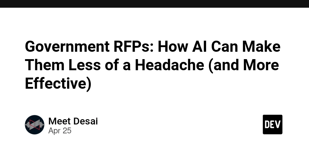 Government RFPs: How AI Can Make Them Less of a Headache (and More Effective)