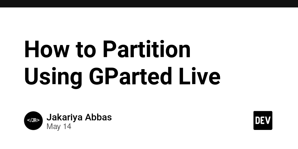 How to Partition Using GParted Live