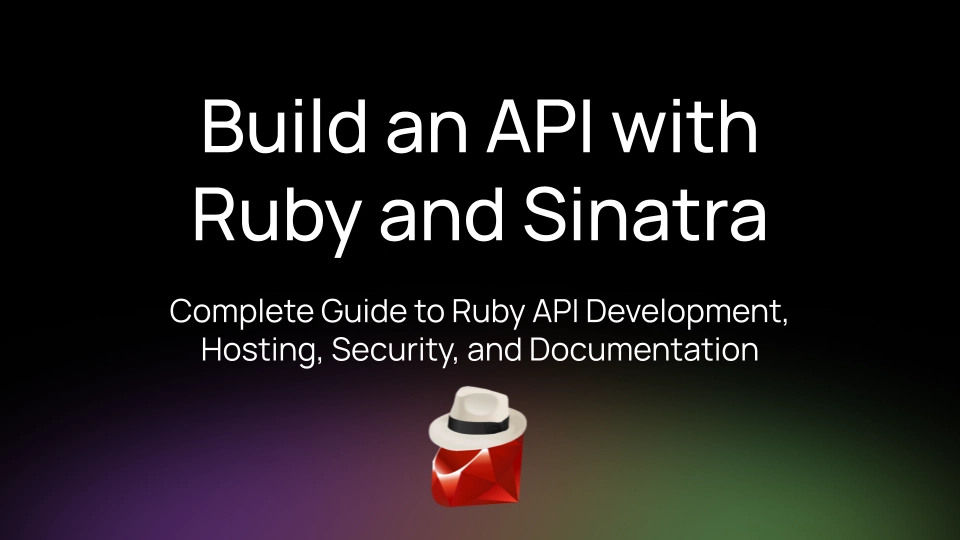 Cover image for How to build an API with Ruby and Sinatra