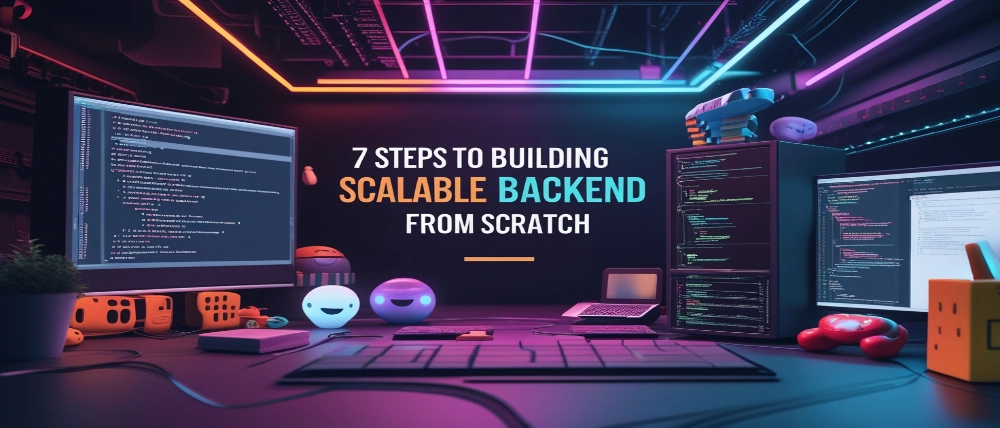 Cover image for 7 steps to building scalable Backend from scratch