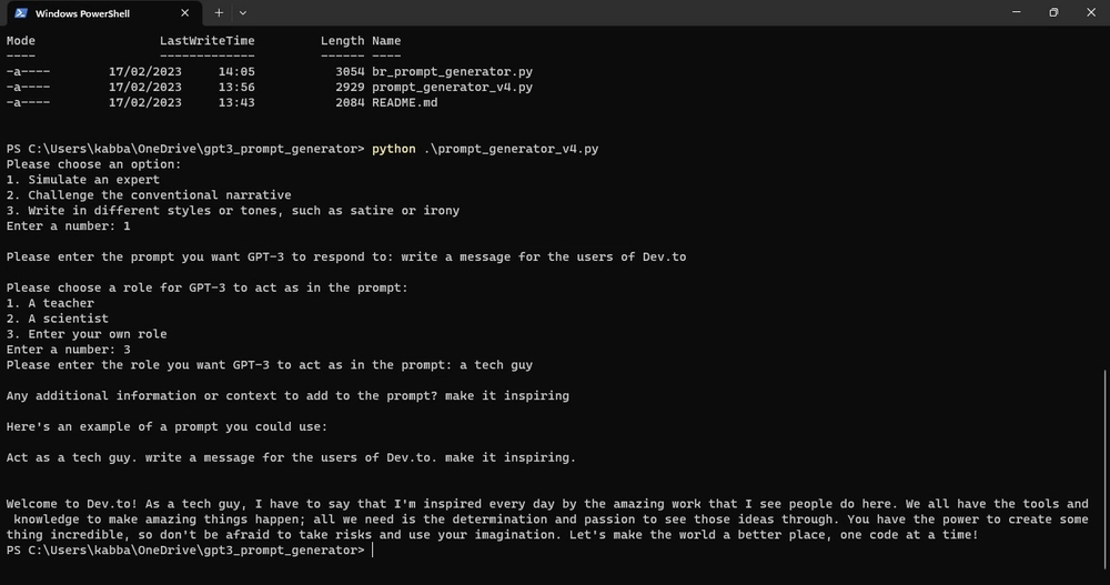 Cover image for Build Your Own GPT-3 Prompt Generator Using Python and the OpenAI API