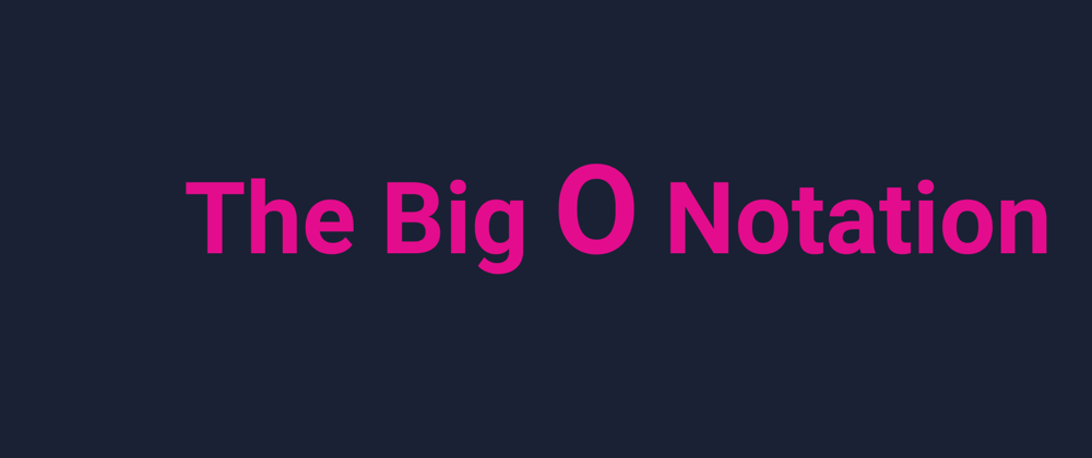 Cover image for Big O Notation for beginners!!