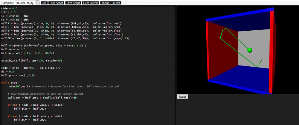 Cover image for 3D VPython in RapydScript