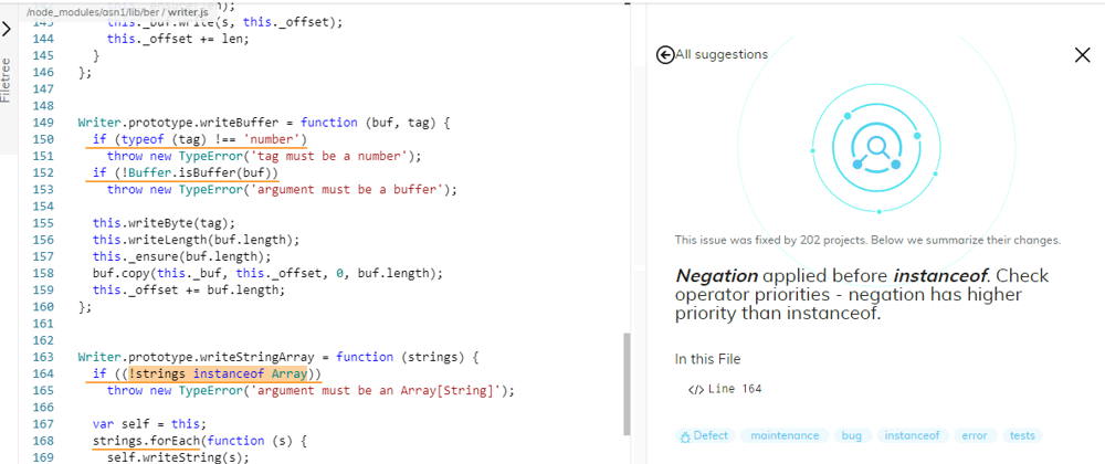 Cover image for DeepCode's Top Findings #10: Confusing Use of '!'