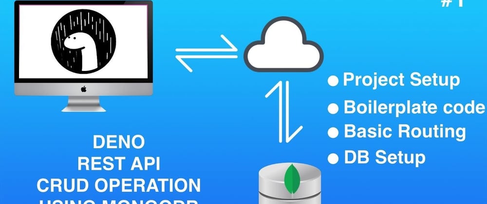 Deno REST API with CRUD Operation using MongoDB : 1 Setting-up Project