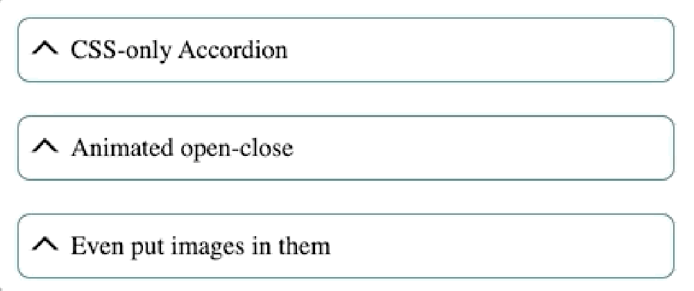 Cover image for Building an Accordion with only CSS
