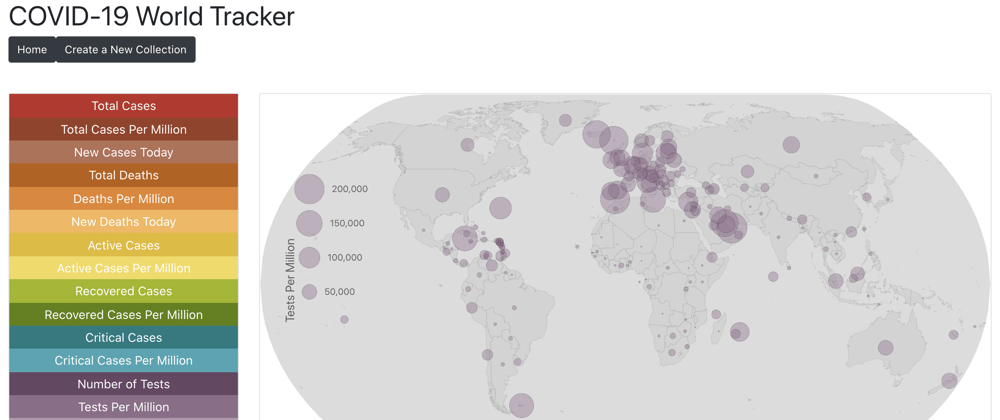 Cover image for React and D3: Dynamic COVID-19 Visualizations (Part 1: World Map)