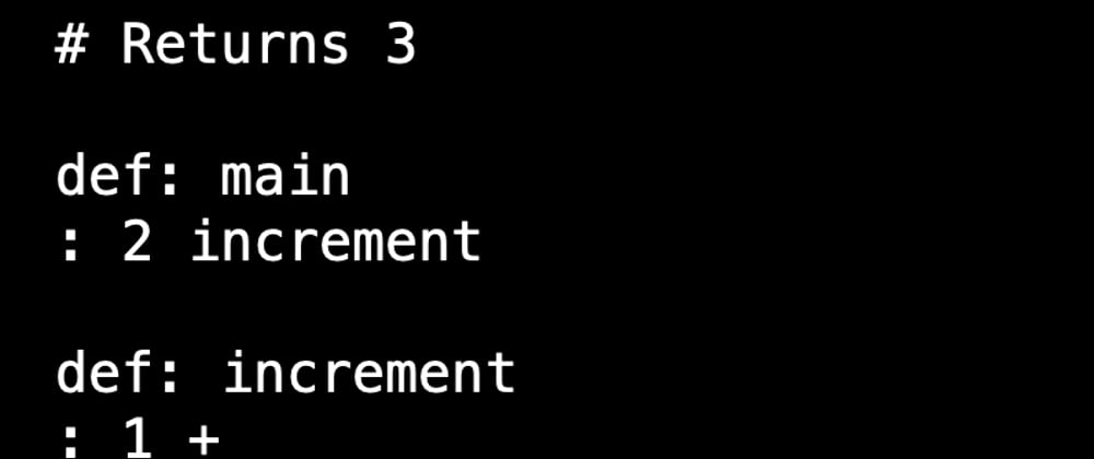 Cover image for Play: A new programming language that targets Web Assembly, based on Forth