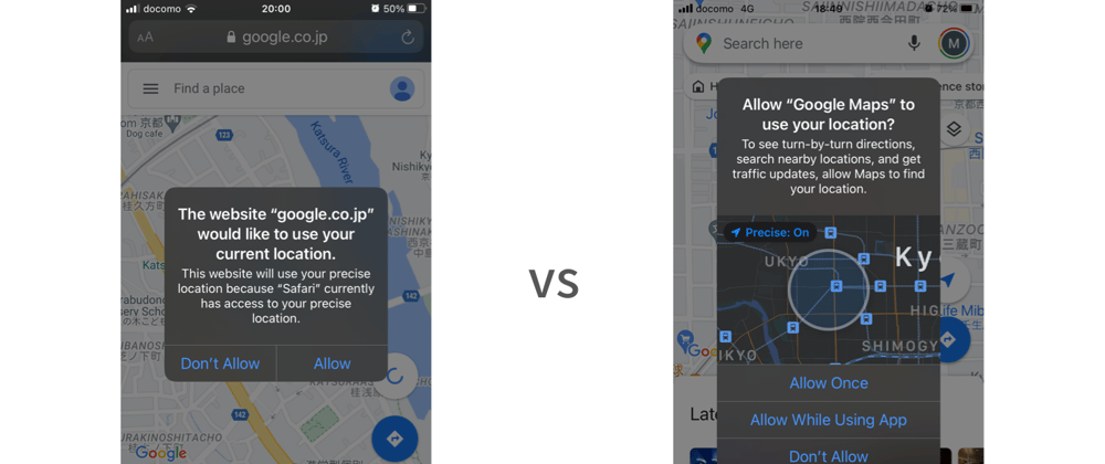 Cover image for Day 11: web app vs native app on location services