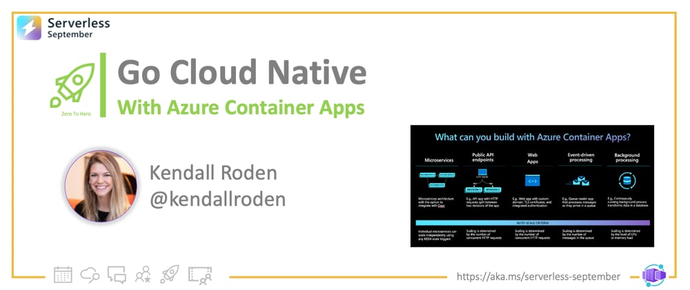 Cover image for 🚀 | Go Cloud Native with Azure Container Apps