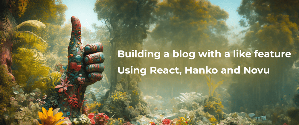 Cover image for 🪄✨Building a blog with a liking feature using React, Hanko and Novu 🔥