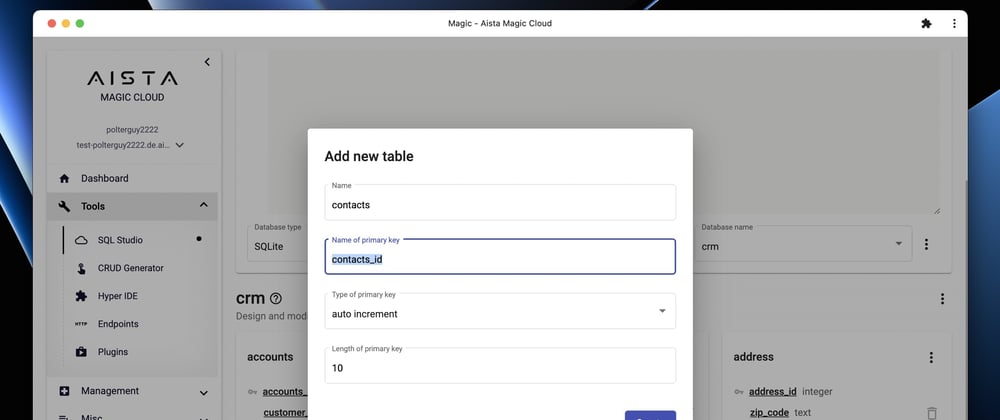 Cover image for Design your SQL database visually