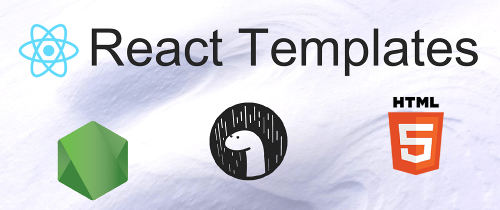 Cover image for React templates - intro