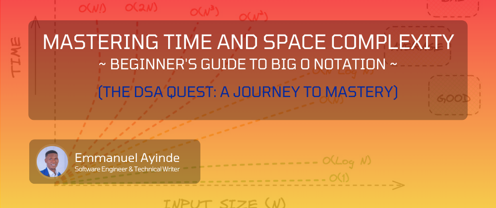 Cover image for Mastering Time and Space Complexity: A Beginner's Guide to Big O Notation