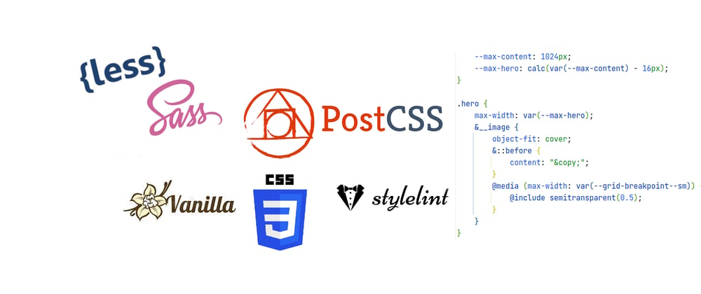 Cover image for Vanilla+PostCSS as an Alternative to SCSS