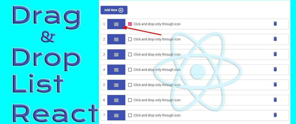 Cover image for Drag and Drop List in React
