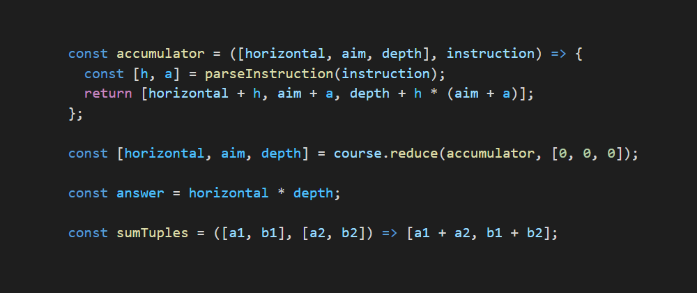 Cover image for Advent of Code #2 (in JavaScript & Haskell)