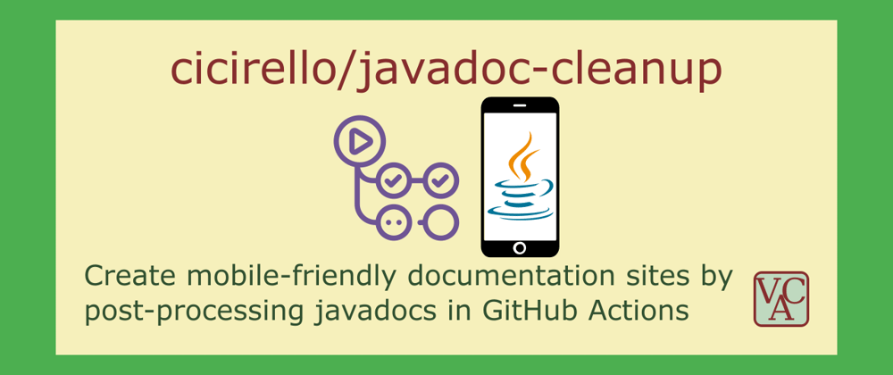 Cover image for javadoc-cleanup 1.3.7 Released (minor bug fixes)