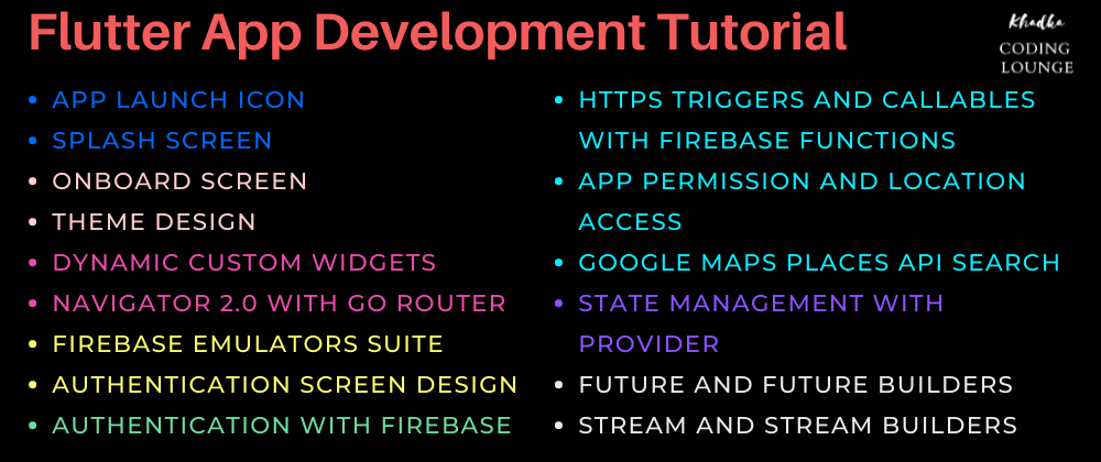 Cover image for Flutter App Development Tutorial - Blog Series