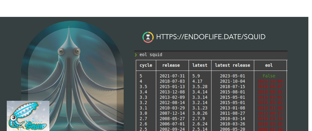 Cover image for 🦑 Squid has landed on endoflife.date ⏳