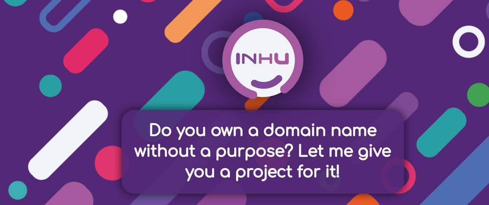 Cover image for Do you own a domain name without a purpose? Let me give you a project for it!