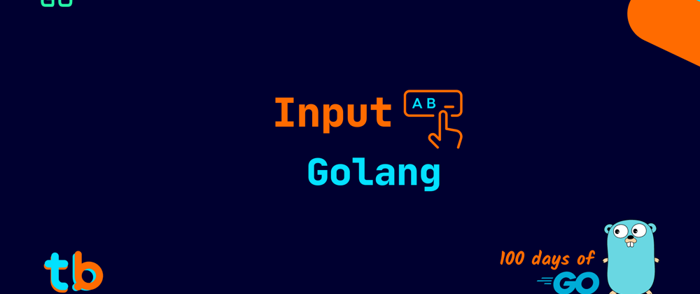 Cover image for Golang: Input