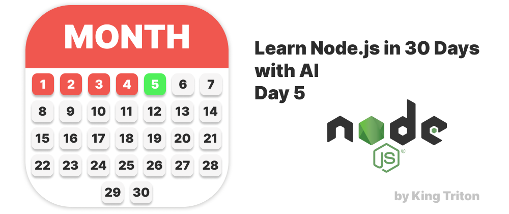 Cover image for Learning Node.js in 30 Days with AI - Day 5