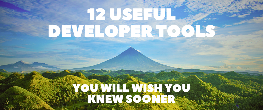 Cover image for 12 Useful Developer Tools You Will Wish You Knew Sooner 🧑‍💻🧙