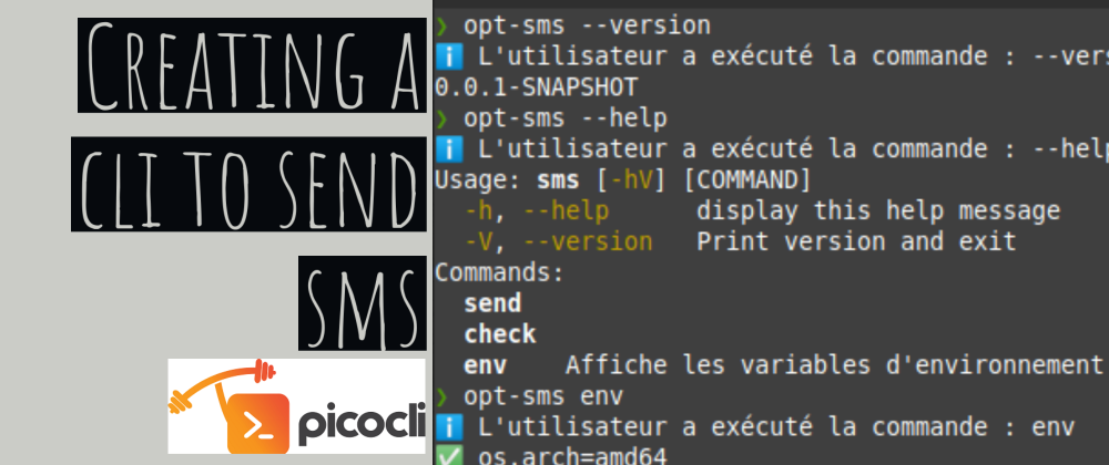 Cover image for 📲 Inspired by Twilio we started to build our own (pico)cli to send sms