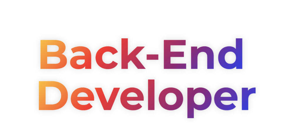 Cover image for Dev: Back-end