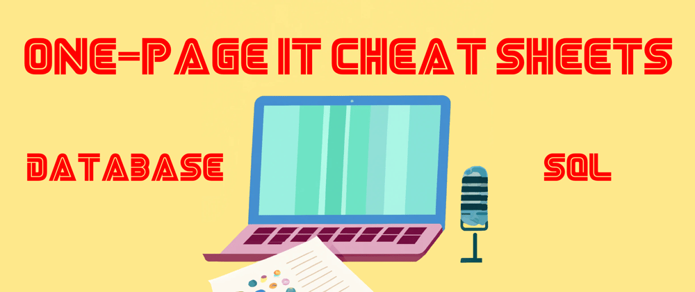 Cover image for One-page Database cheat sheet