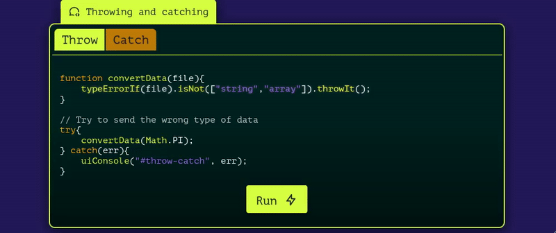 Cover image for TypeLib JS (part 3) - Error debugging and conditional verification