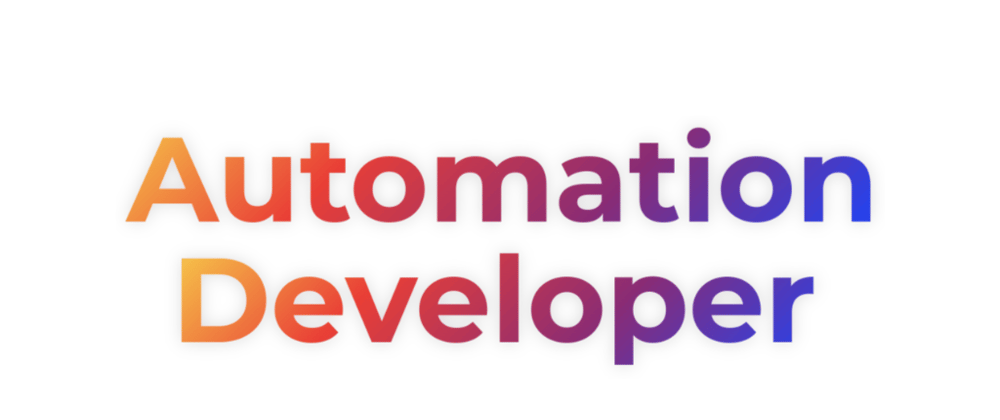 Cover image for Dev: Automation