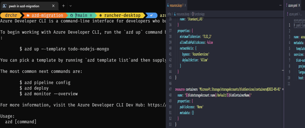 Cover image for The Azure Developer CLI - Compatibility journey for an Azure Functions Project