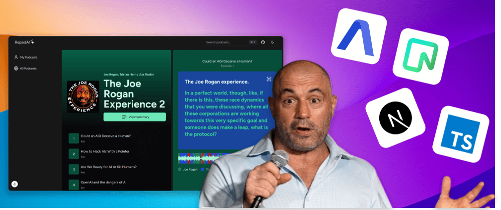 RepodAI: An AI-Powered Podcasting Platform with Transcription, Summarization, and Interactive Features 🎙️
