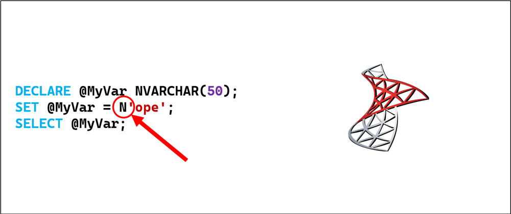 Cover image for What is the N prefix in MSSQL all about?